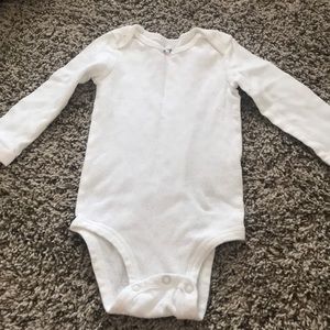 18m white bodysuit